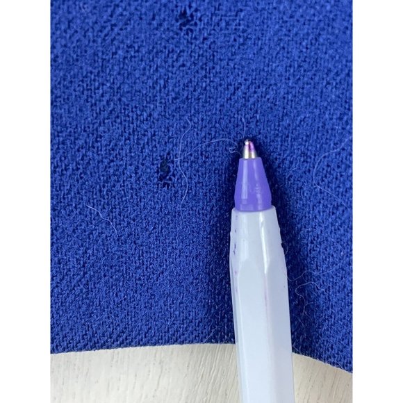 Vintage Pendleton Wool Blazer Women Size 12* Cobalt Blue Suit Jacket Teal Lining - Picture 14 of 16